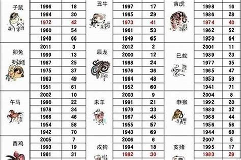 狗出生年份|属狗的出生年份表年龄